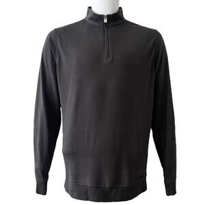 Peter Millar Pullover Men Size L Crown Comfort 1/4 Zip Cotton Modal Blend Golf